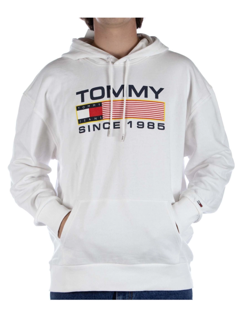 imagem de Camisola Tommy Hilfiger Reg Atlético Log Branco4