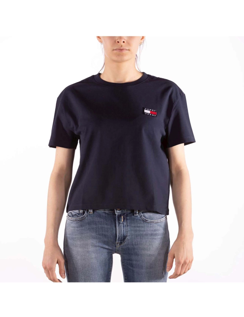T-Shirt Tommy Hilfiger Knit Azul - Tommy Hilfiger
