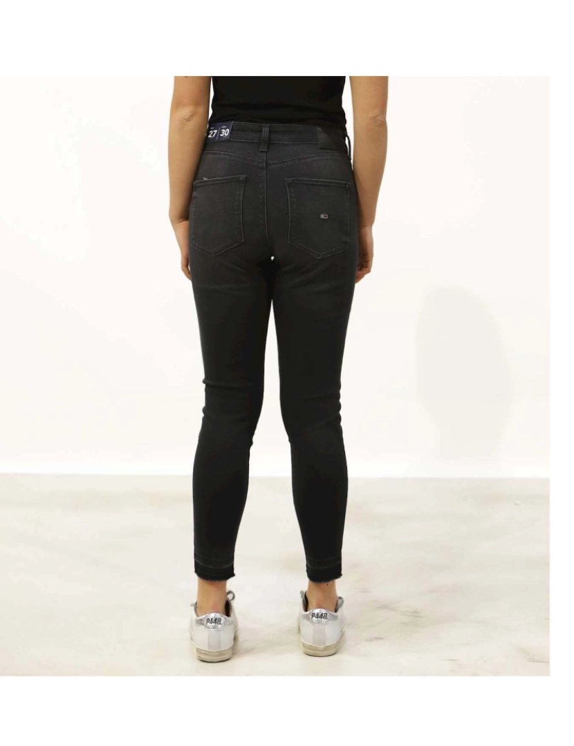 imagem de Jeans Tommy Hilfiger Sylvia Hr Spr Skny A Preto4