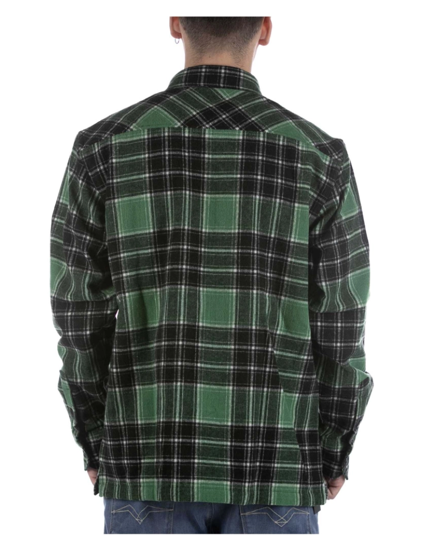 imagem de Camisa Carhartt Jared Check Verde Preto3