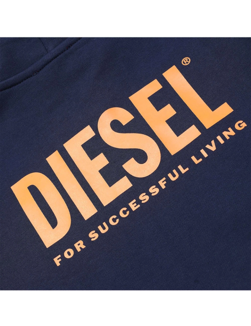 imagem de Camisola Diesel Sgirkhoodzip-Logox Sobre Azul3