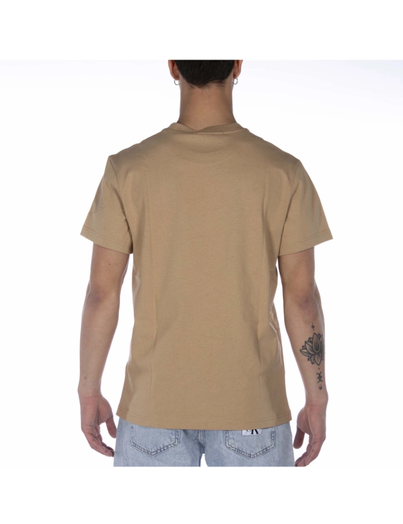 imagem de Camiseta Calvin Klein Espelho Logotipo T Bege Ab03