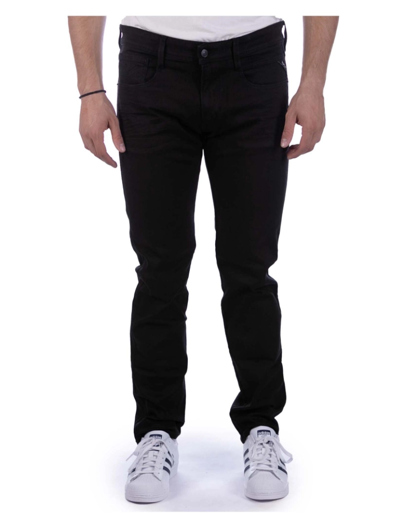Replay - Replay Jeans Preto Anbass