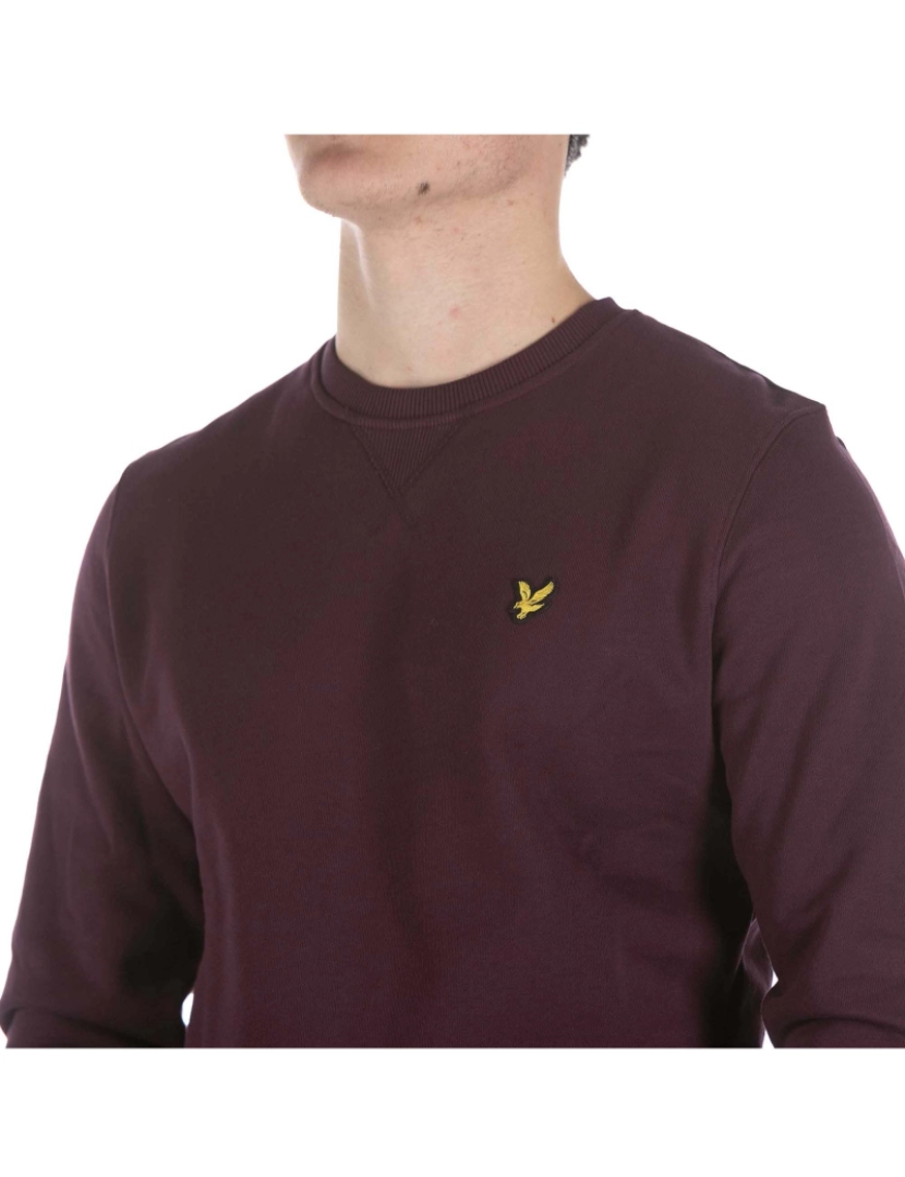 imagem de Camisola Roxa Com Pescoço Escovado Lyle&Scott4