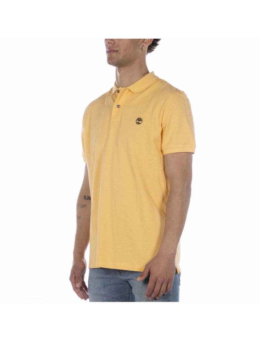 imagem de Camisa Polo Básica Laranja Timberland2