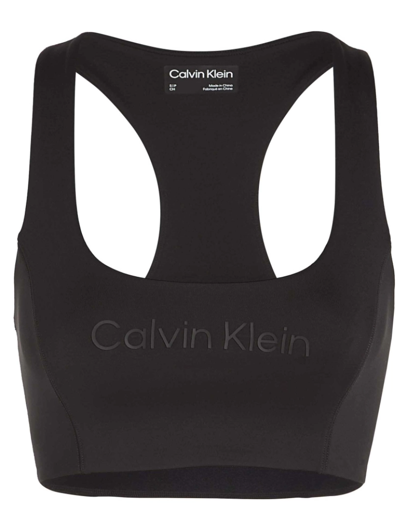 Ck Performance - Ck Performance Wo Médio Suporte Preto Beauty Bras