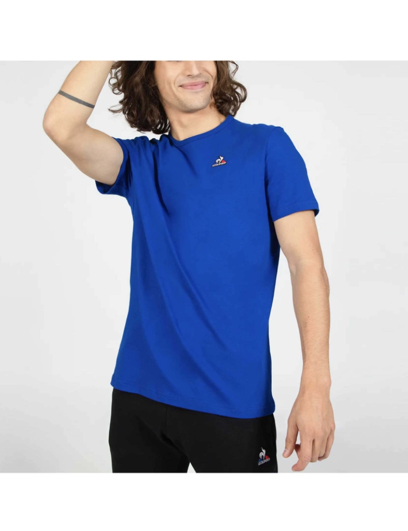 imagem de T-Shirt Le Coq Sportif Ess Tee Ss N°3 M Azul3