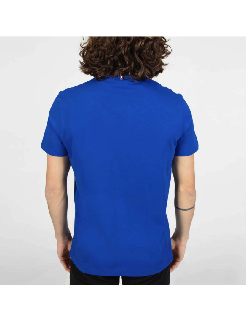 imagem de T-Shirt Le Coq Sportif Ess Tee Ss N°3 M Azul4