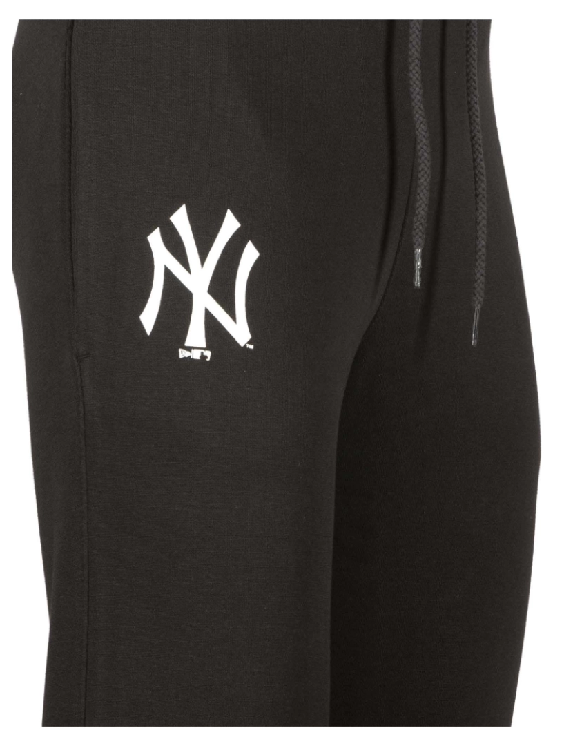 imagem de New Era Mlb Team Logo Jogger Neyyan Blkwhi Calças3