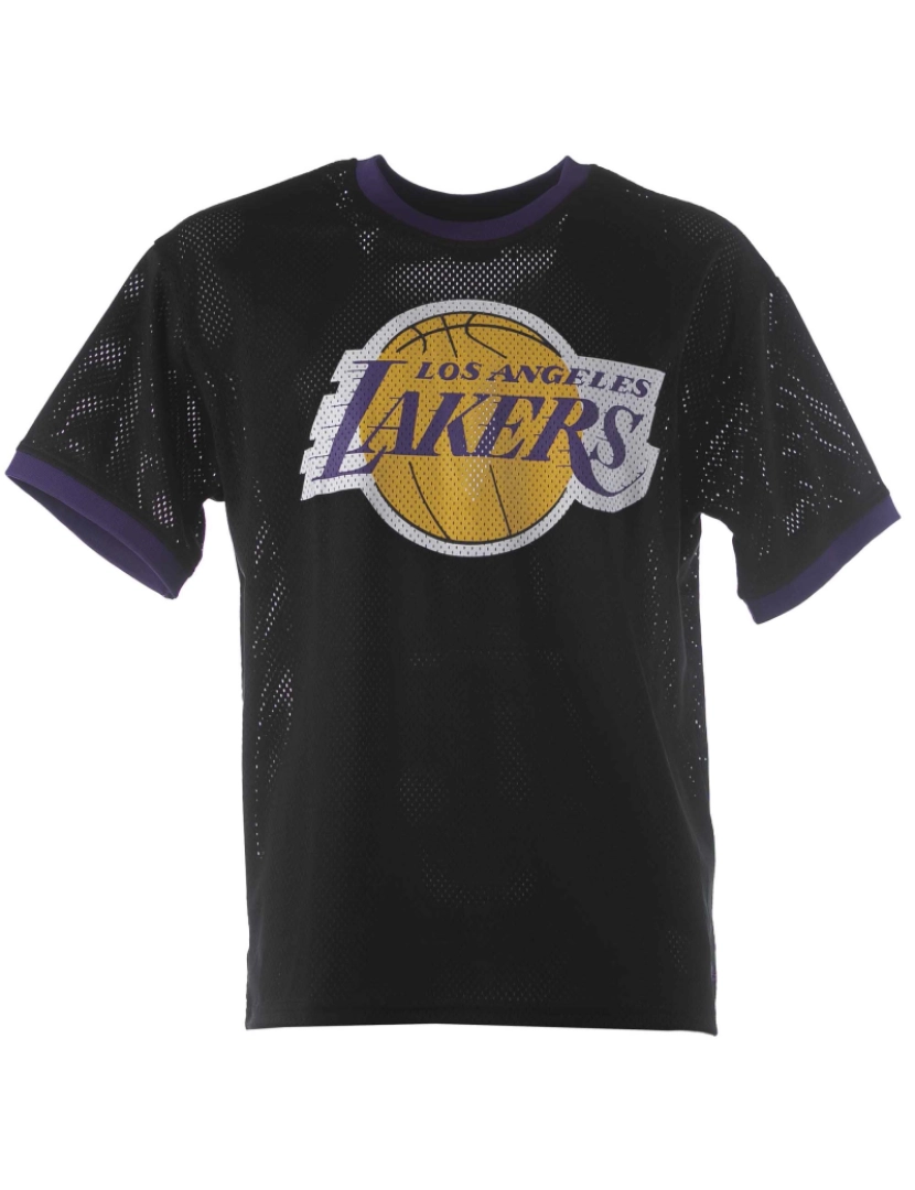 imagem de New Era T-Shirt Nba Team Logo Mesh Os Tee Loslak Blktrp1