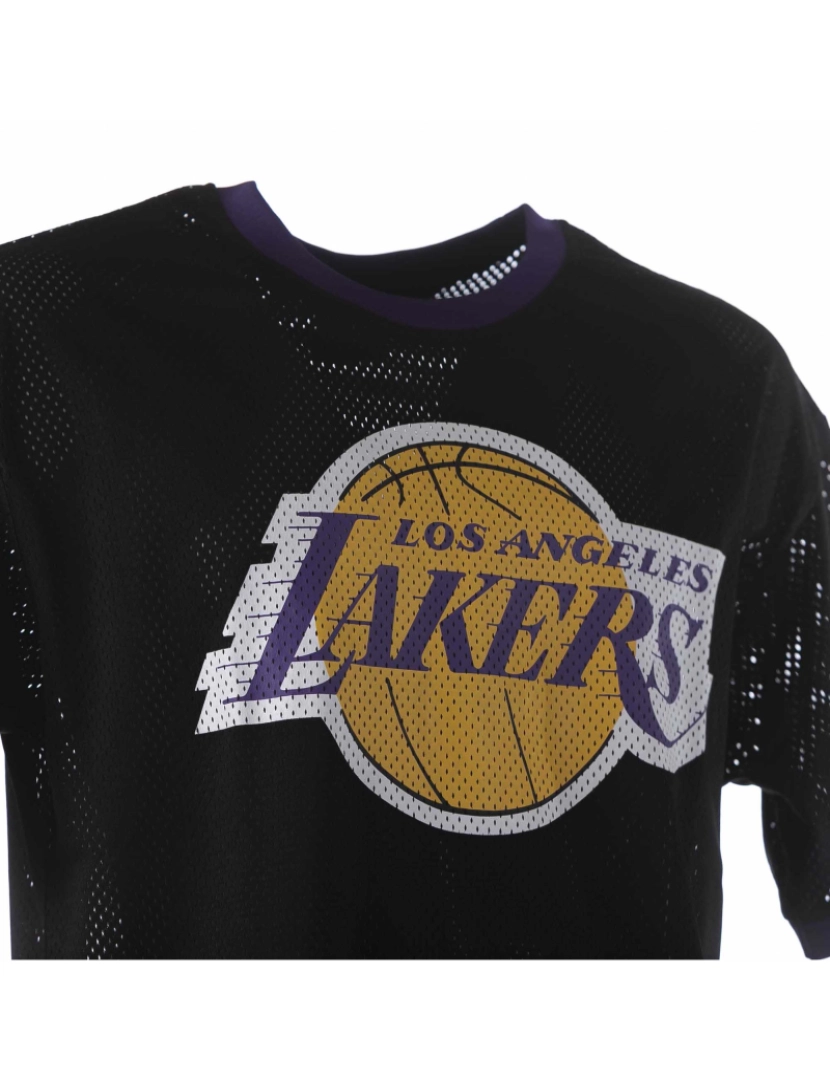 imagem de New Era T-Shirt Nba Team Logo Mesh Os Tee Loslak Blktrp3