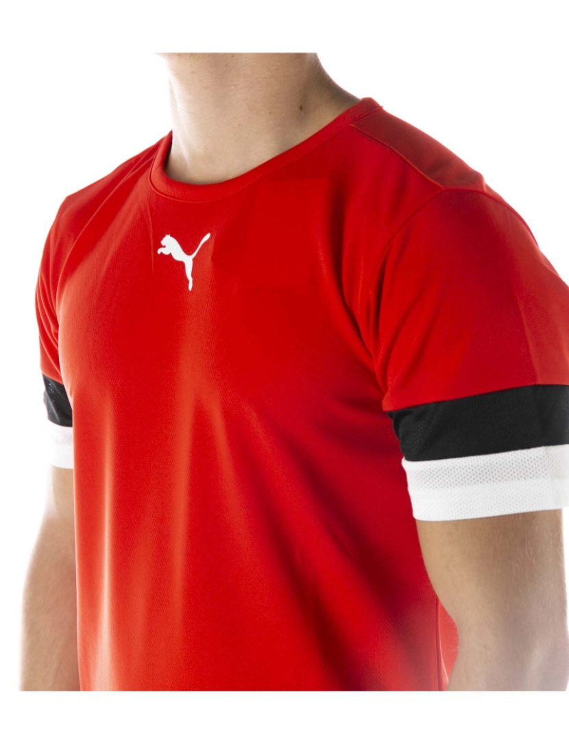 imagem de Camiseta Puma Teamrise Jersey Vermelha4