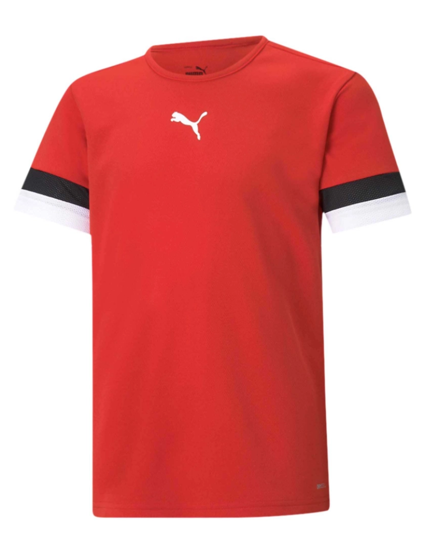 Puma - Camiseta Puma Teamrise Jersey Jr Vermelha
