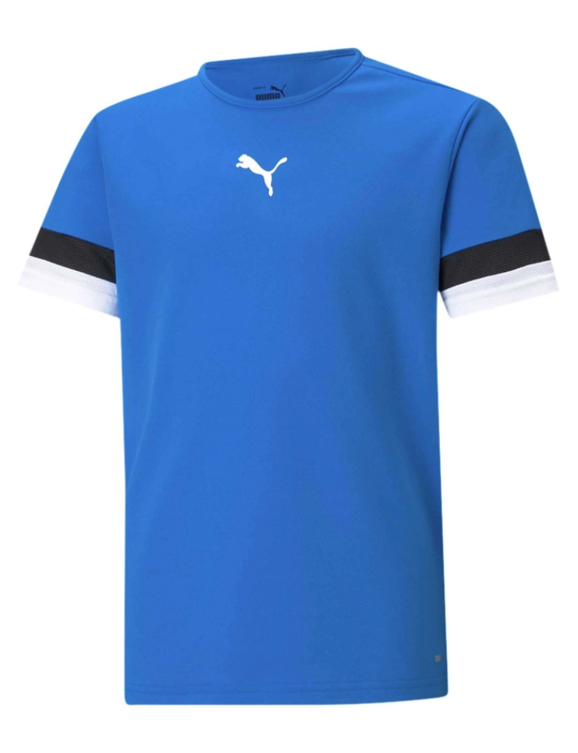 Puma - T-Shirt Puma Teamrise Jersey Jr Azul