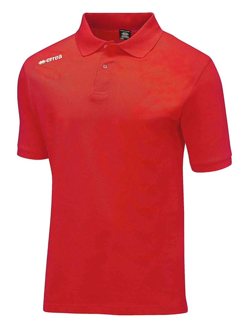 Errea - Camisa Polo Errea Team Color 2012 Ad Mc Vermelho