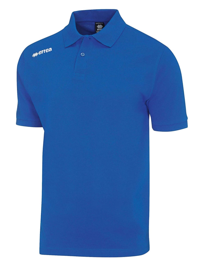 Errea - Camisa Polo Errea Team Color 2012 Ad Mc Azul Real