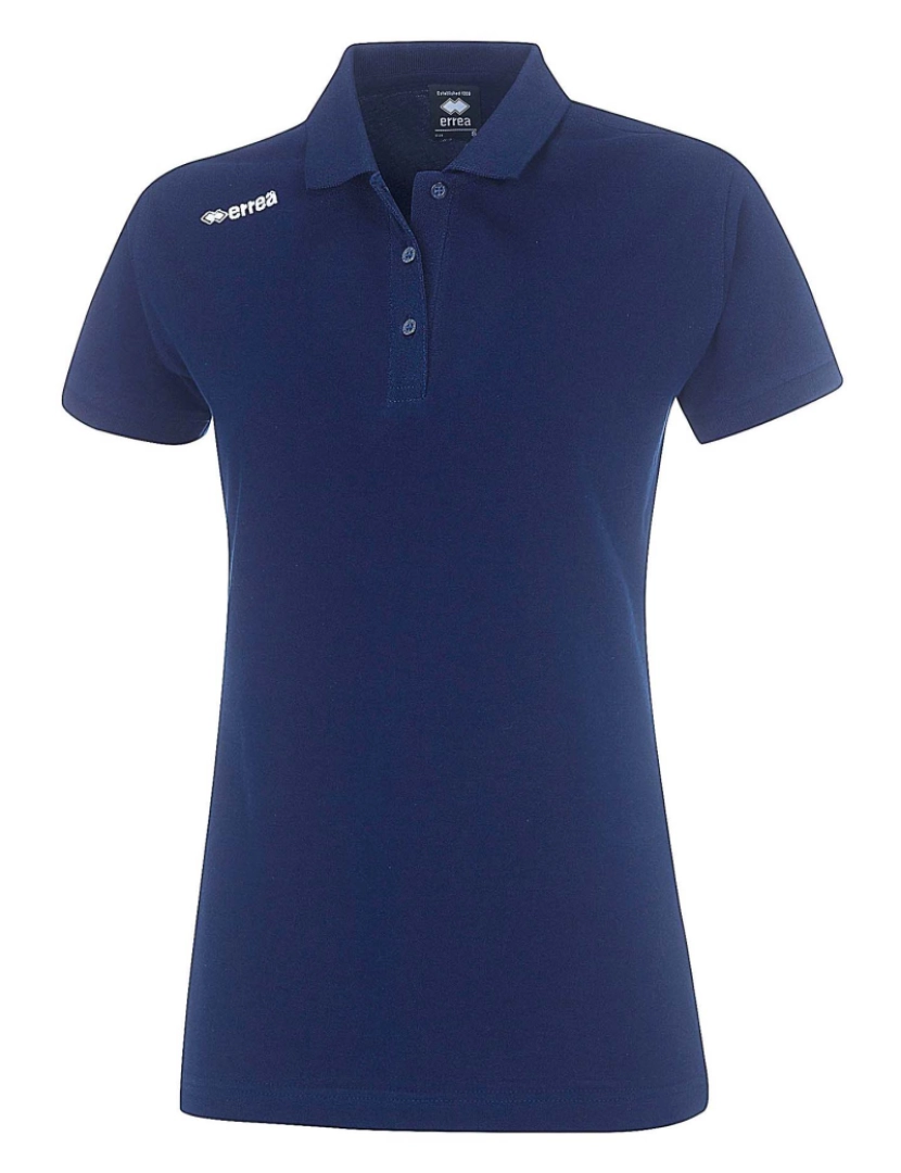 Errea - Camisa Polo Errea Team Senhoras Mc Ad Azul