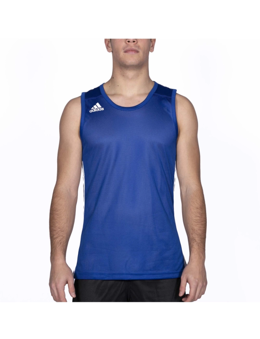 Adidas Sport - Camiseta Adidas 3G Spee Rev Azul