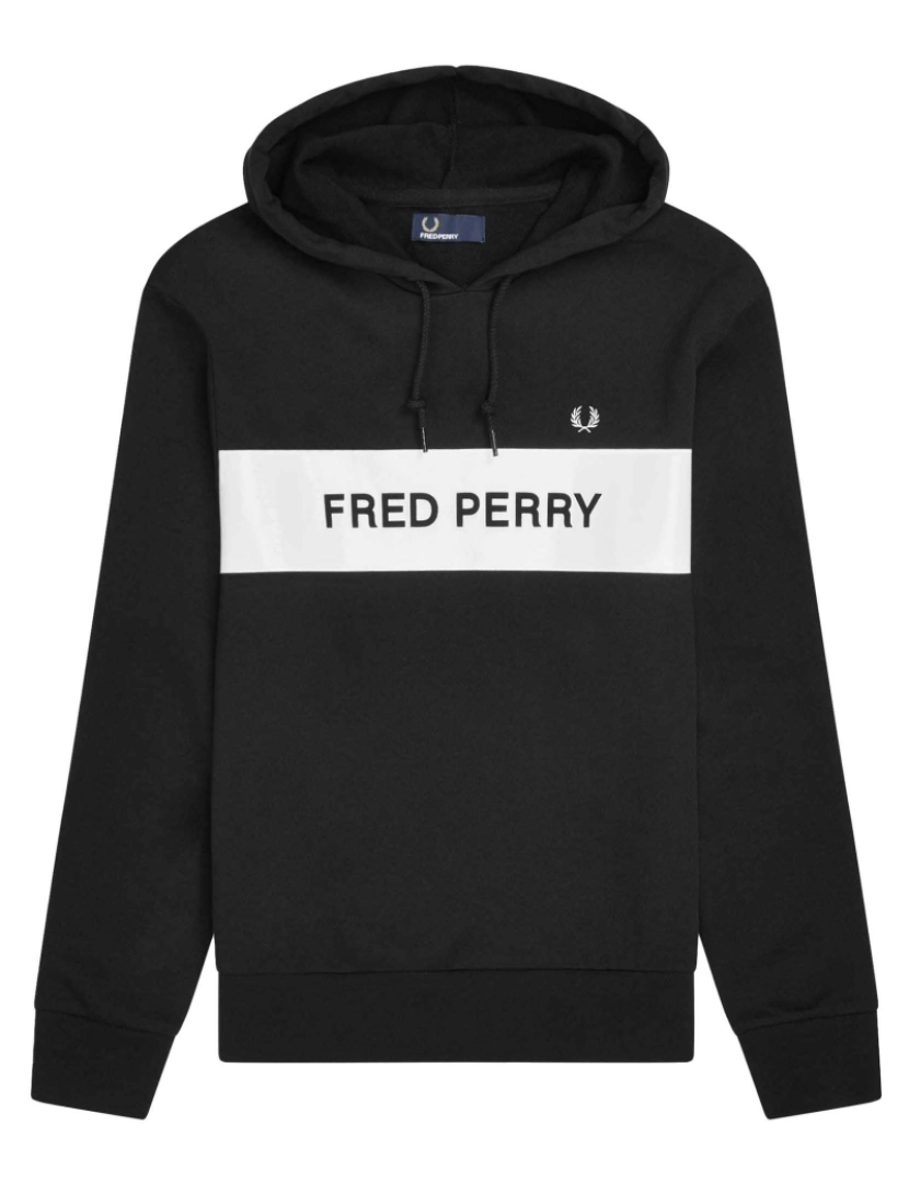 Fredperry - Hoodie Com A Marca Fred Perry