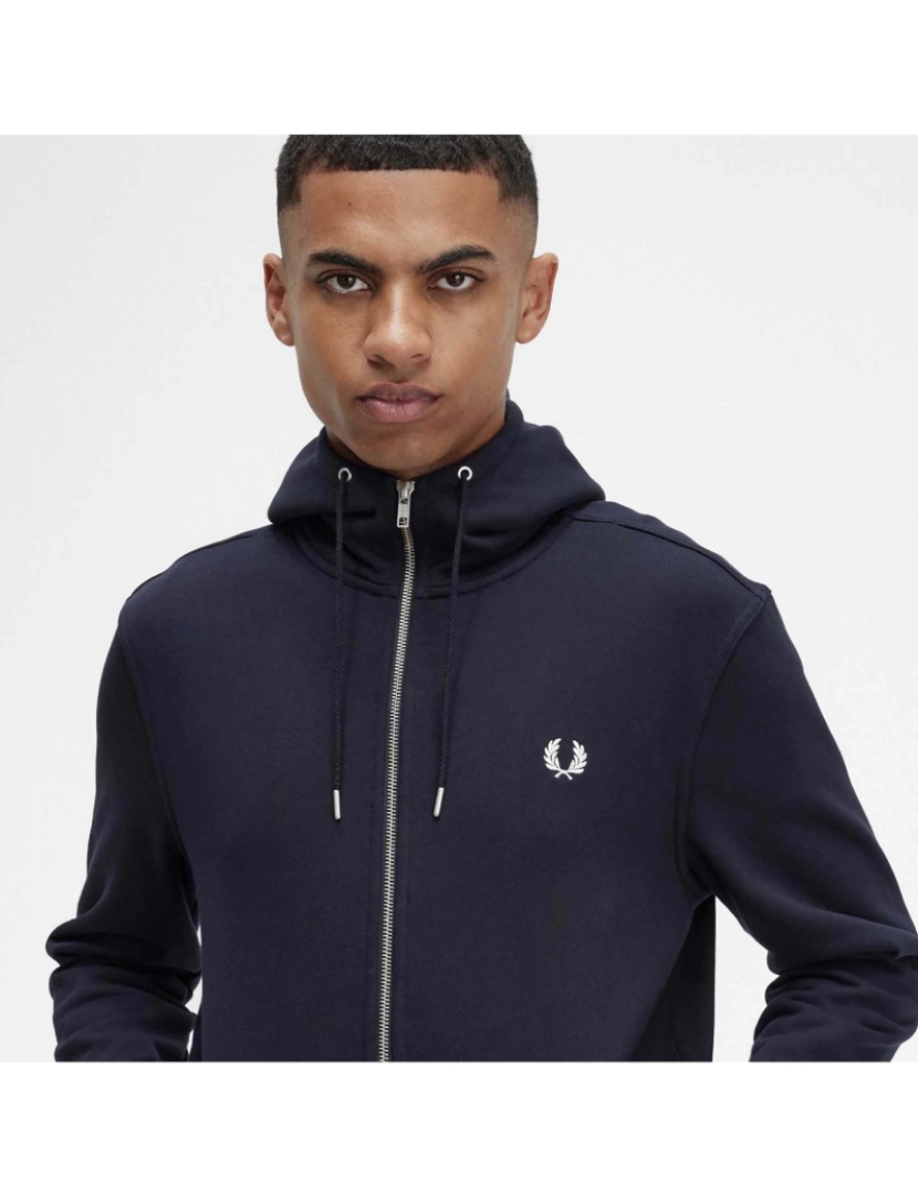 imagem de Fred Perry Camisola Zip Através4