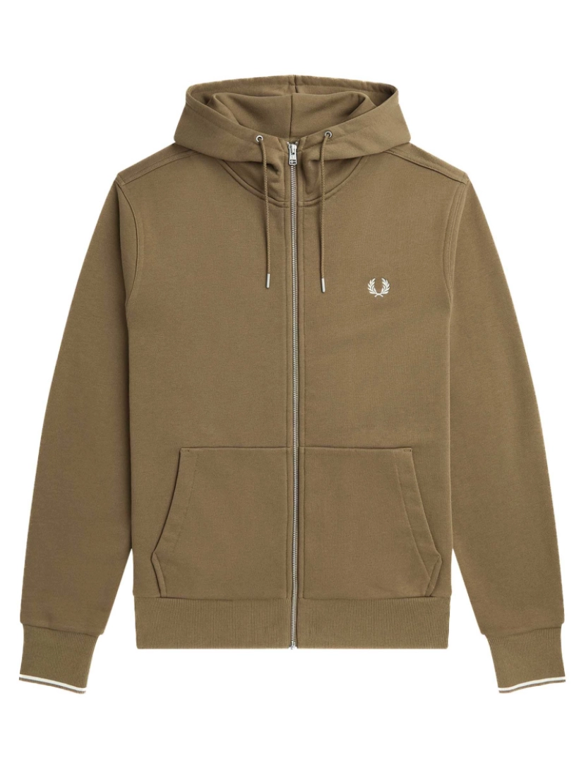 imagem de Fred Perry Camisola Zip Através1