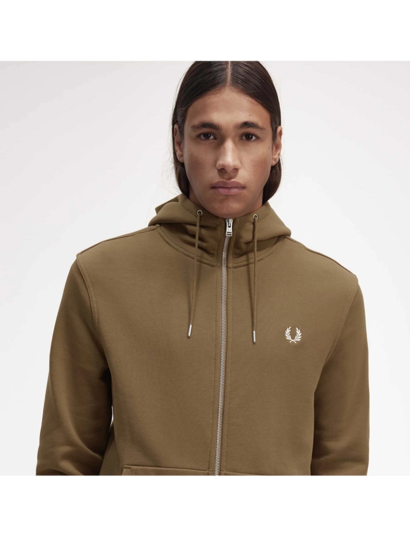 imagem de Fred Perry Camisola Zip Através3