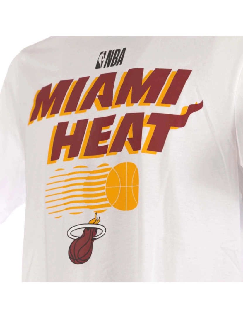 imagem de T-Shirt Gráfico Da Equipe Da Nba Nova Era Miahea Whisca3