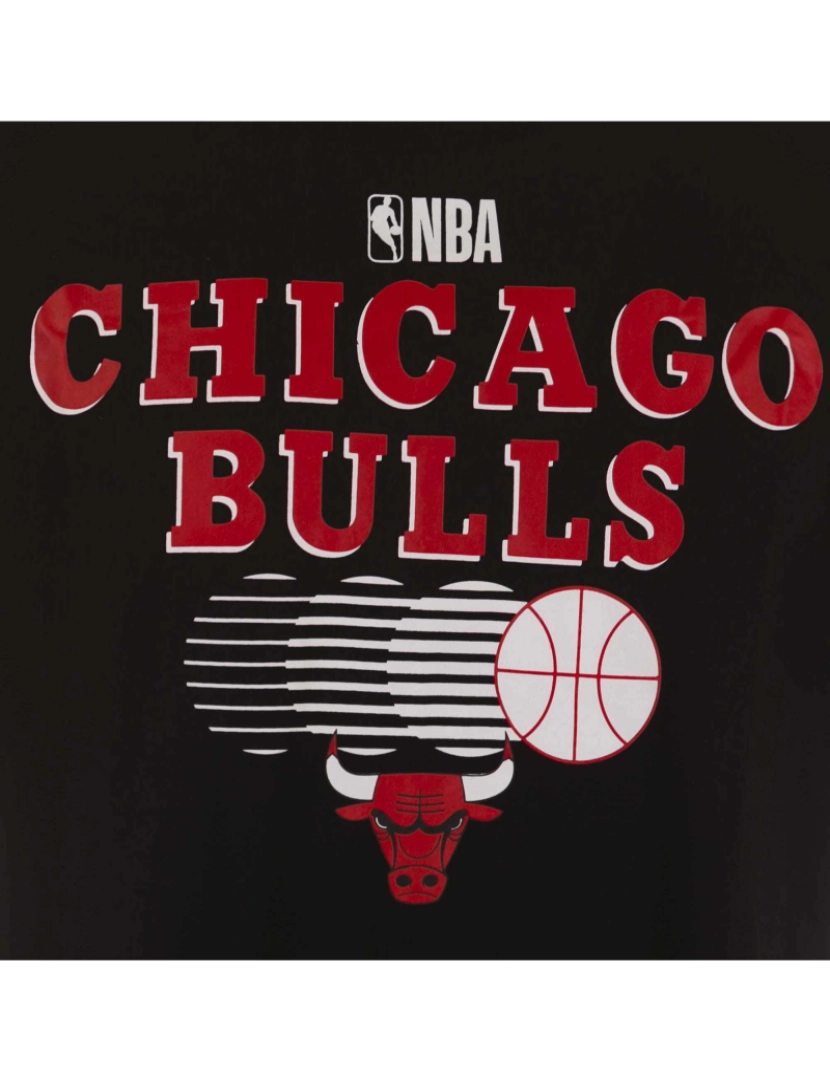 imagem de T-Shirt New Era Nba Team Gráfico Chibul Blkfdr3