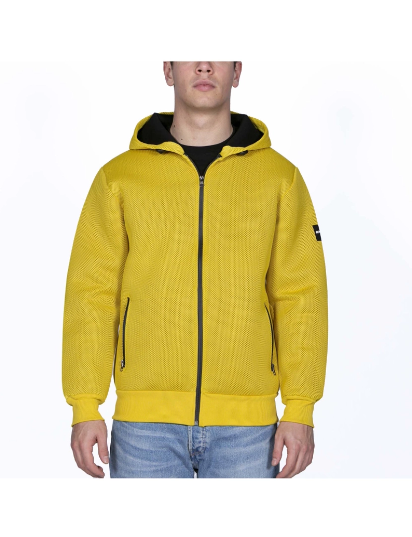 imagem de Camisola Rosher Hoodie Jaqueta Amarelo1