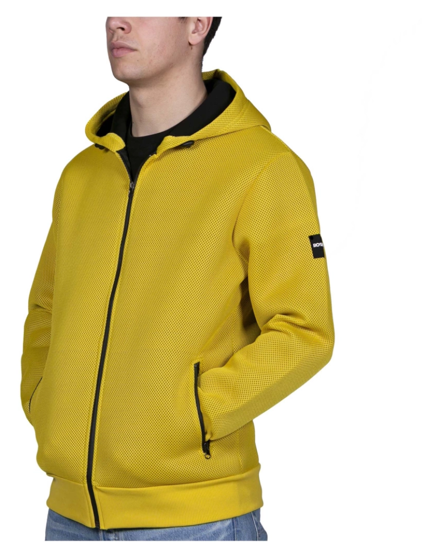 imagem de Camisola Rosher Hoodie Jaqueta Amarelo4