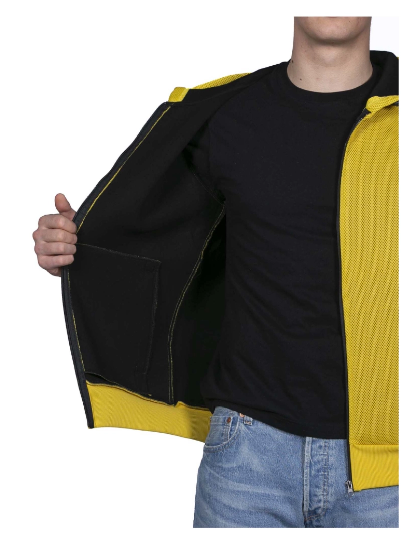 imagem de Camisola Rosher Hoodie Jaqueta Amarelo5