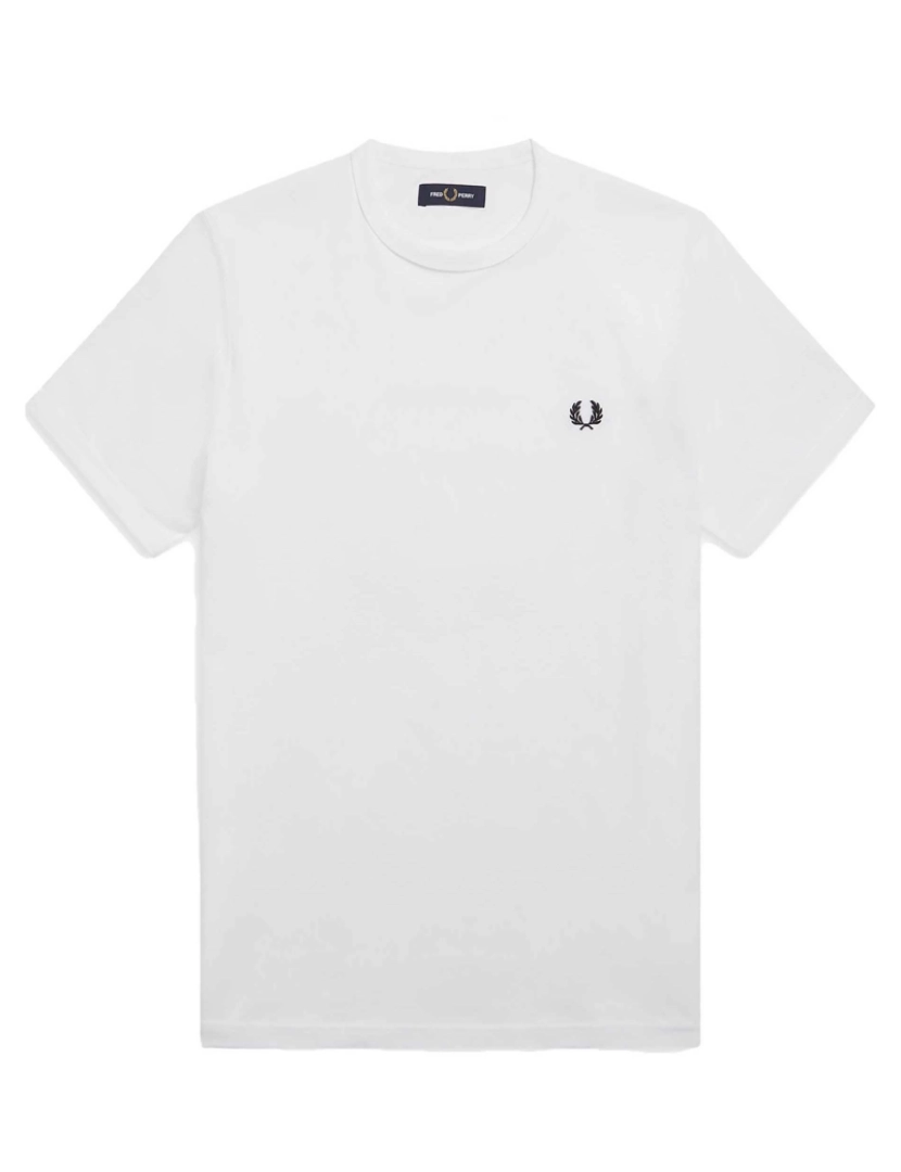 Fredperry - Camiseta Fred Perry Ringer Branca