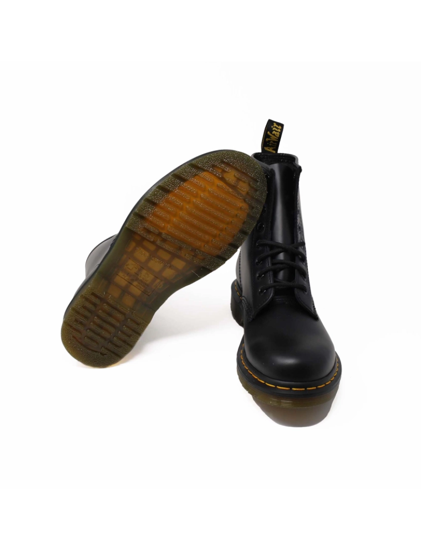 imagem de Dr. Bota Martens 1460 Preto Liso4