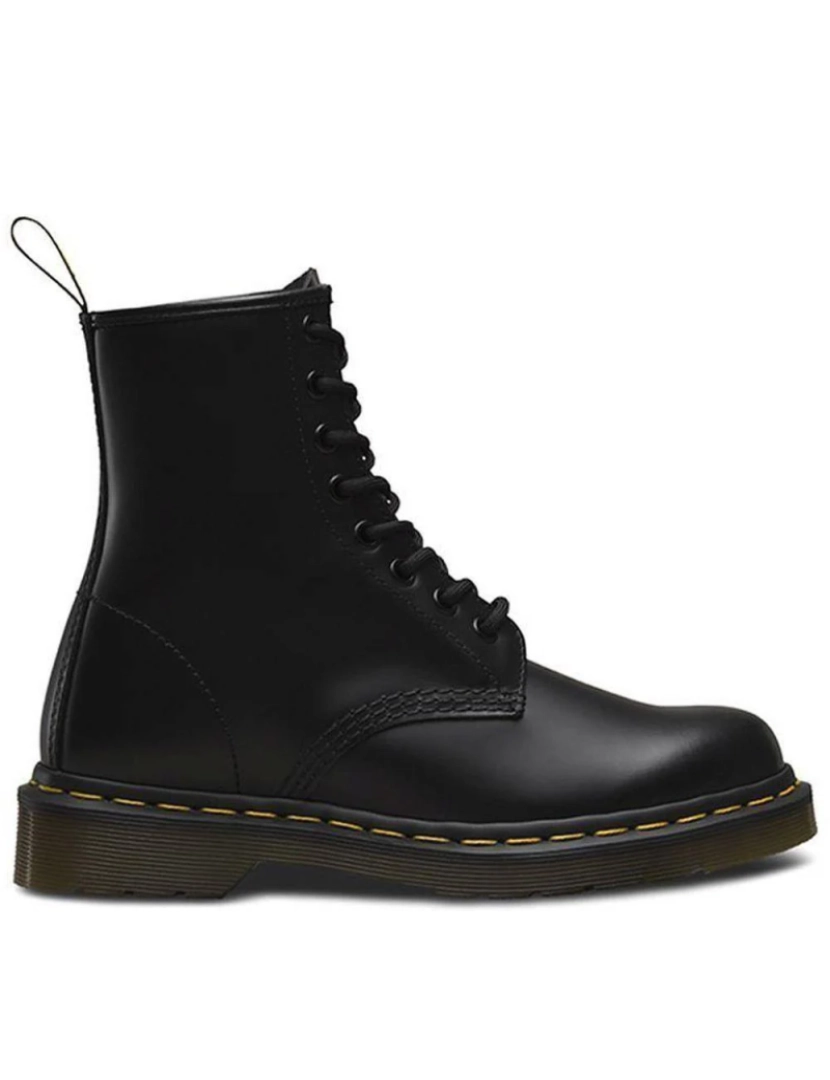 imagem de Dr. Bota Martens 1460 Preto Liso2