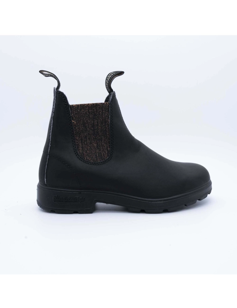 Blundstone - Bota De Tornozelo Preta De Couro Preto Blunstone 1924