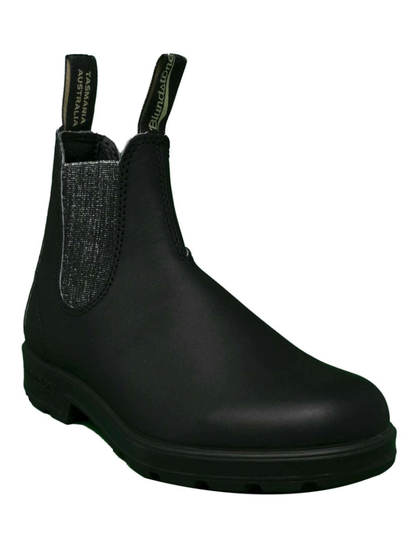 imagem de Bota Preta Blundstone Couro Prata Glitter Preto3