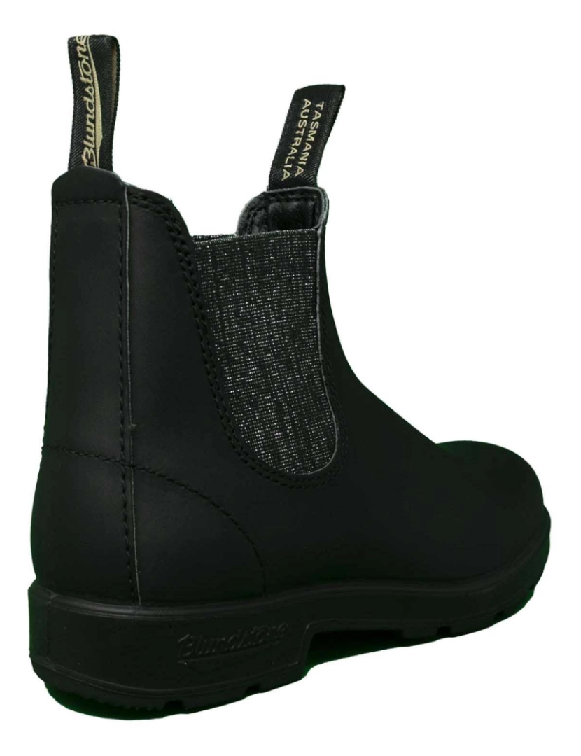 imagem de Bota Preta Blundstone Couro Prata Glitter Preto4