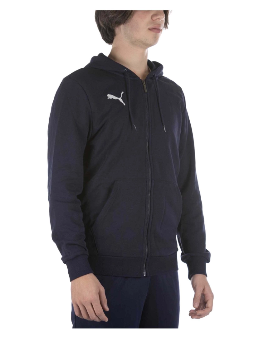 imagem de Puma Teamgoal 23 Casuals Casuals Hooded Jacket Camisola Azul2