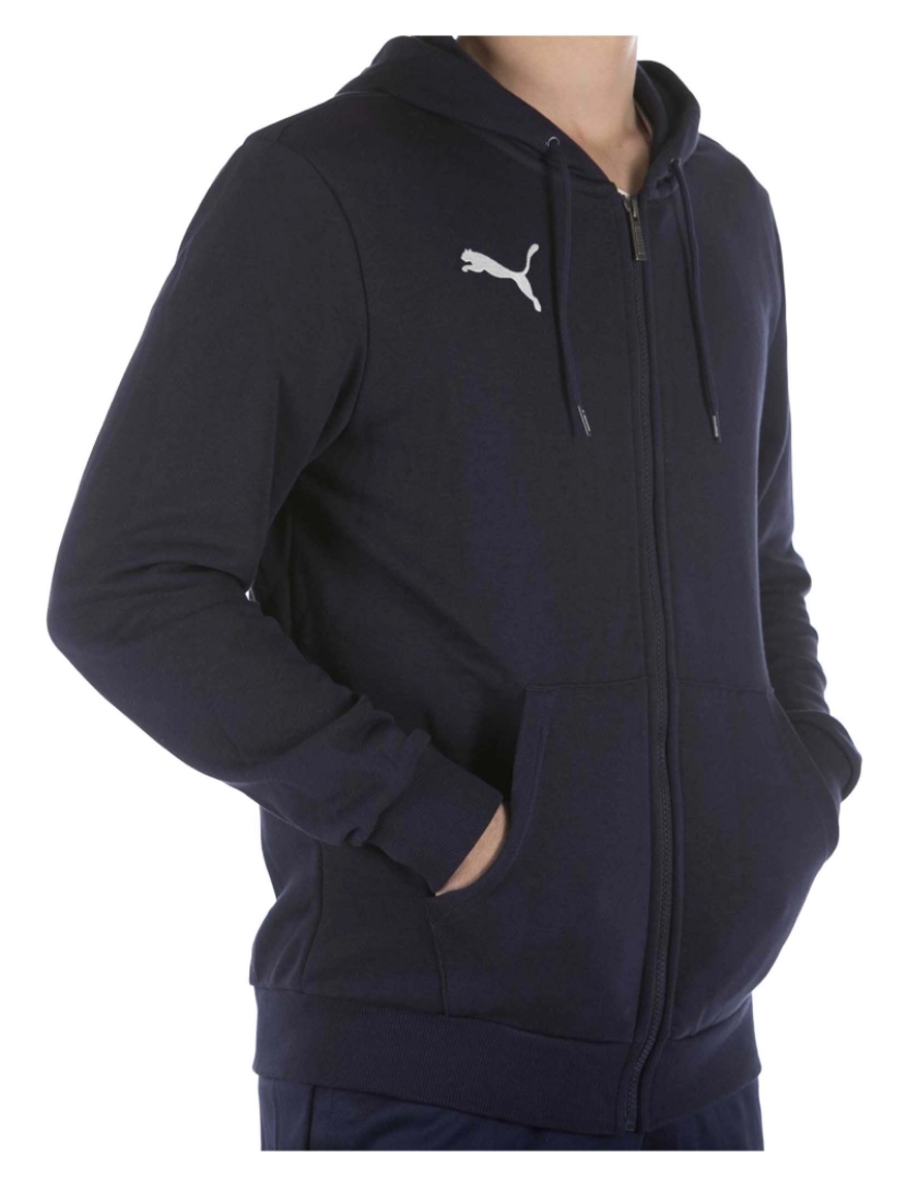 imagem de Puma Teamgoal 23 Casuals Casuals Hooded Jacket Camisola Azul4