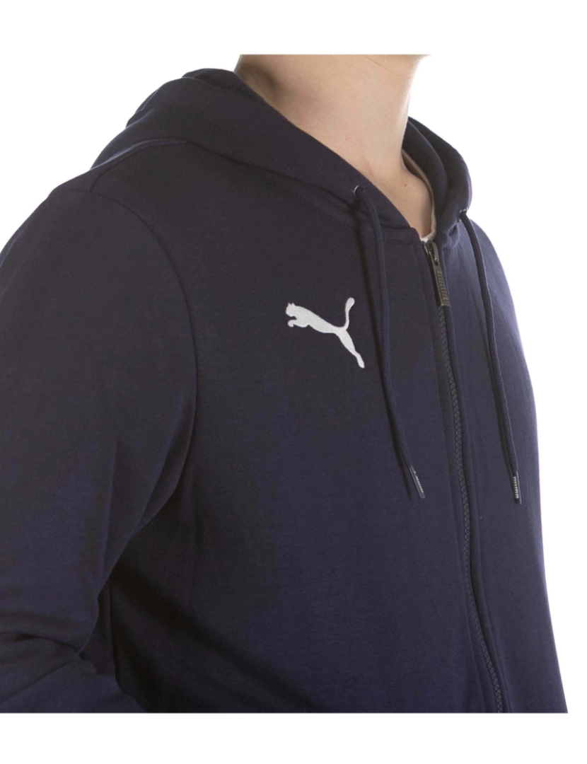 imagem de Puma Teamgoal 23 Casuals Casuals Hooded Jacket Camisola Azul5