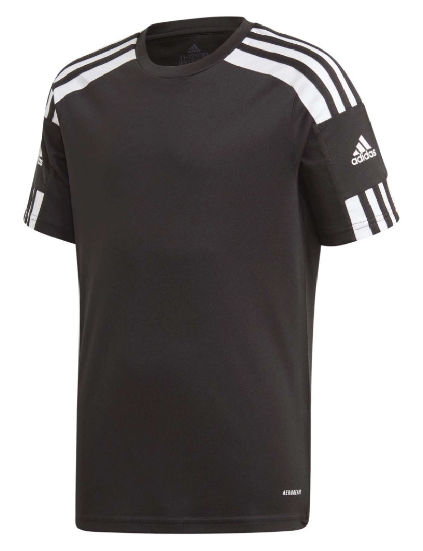 Adidas Sport - Adidas Sport Squad 21 Jsy Y T-Shirt Preto/Preto/Branco