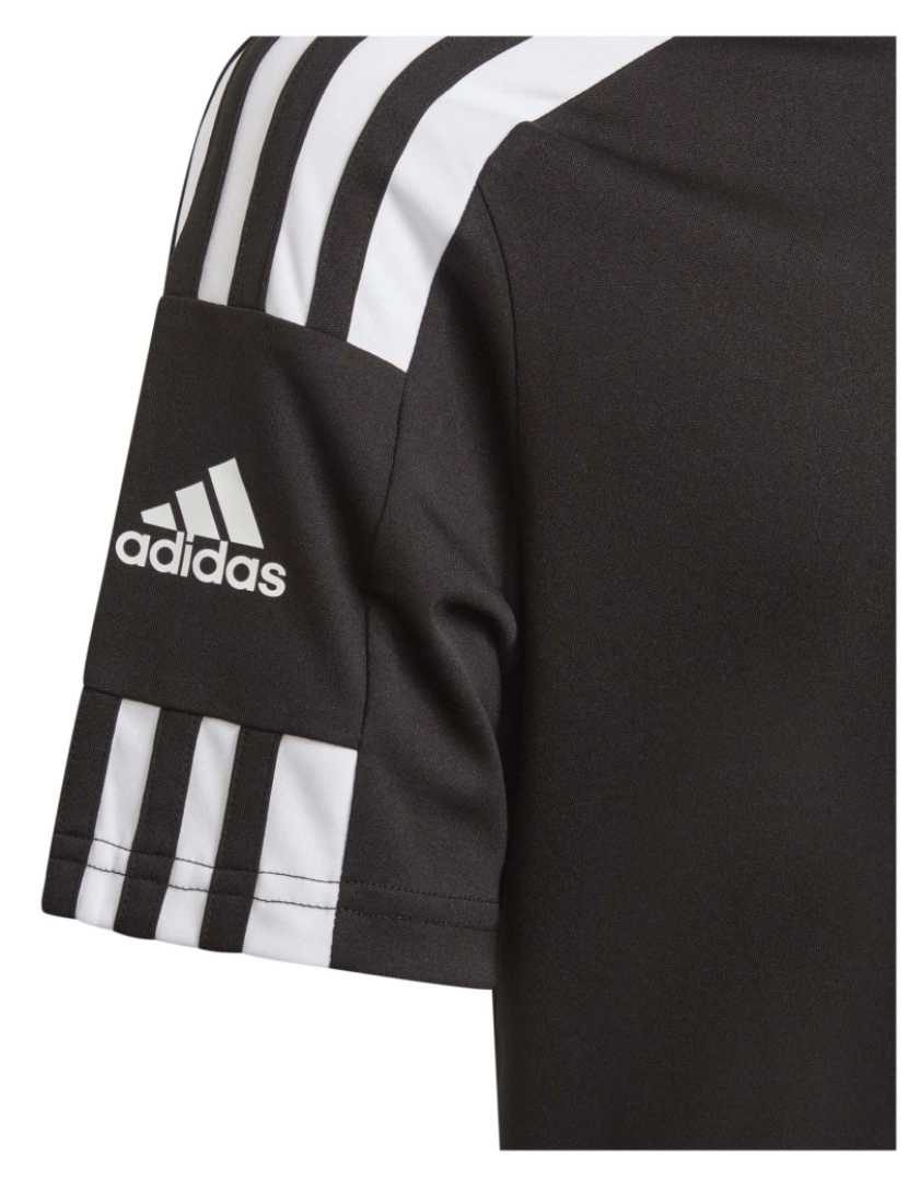 imagem de Adidas Sport Squad 21 Jsy Y T-Shirt Preto/Preto/Branco3