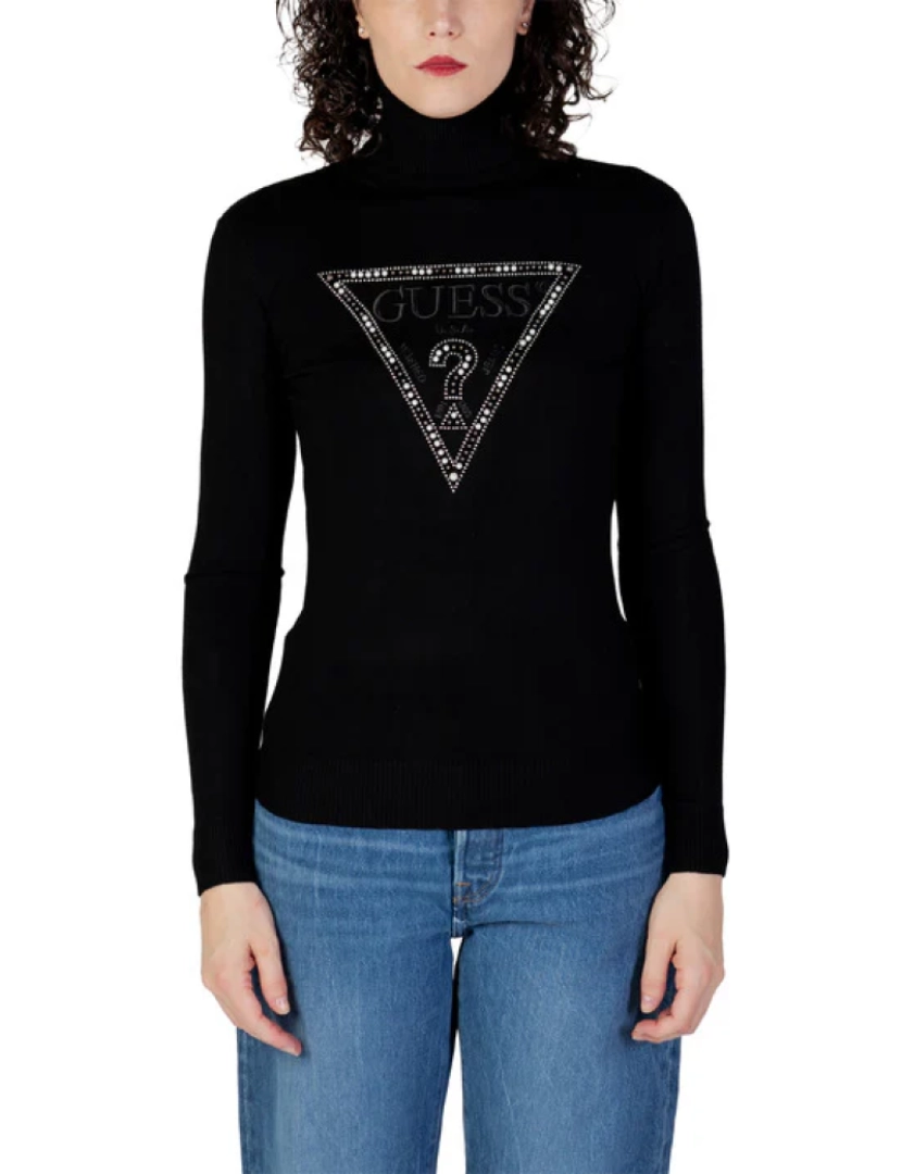 Guess - Guess Sweater Ls Tn Gisele Logo Swtr