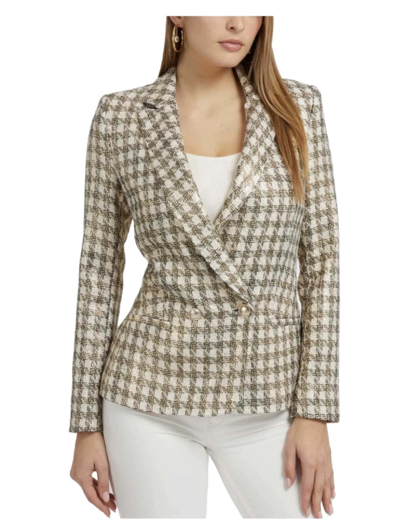 imagem de Jaquetas Blazer Guess Emelie Foiled3