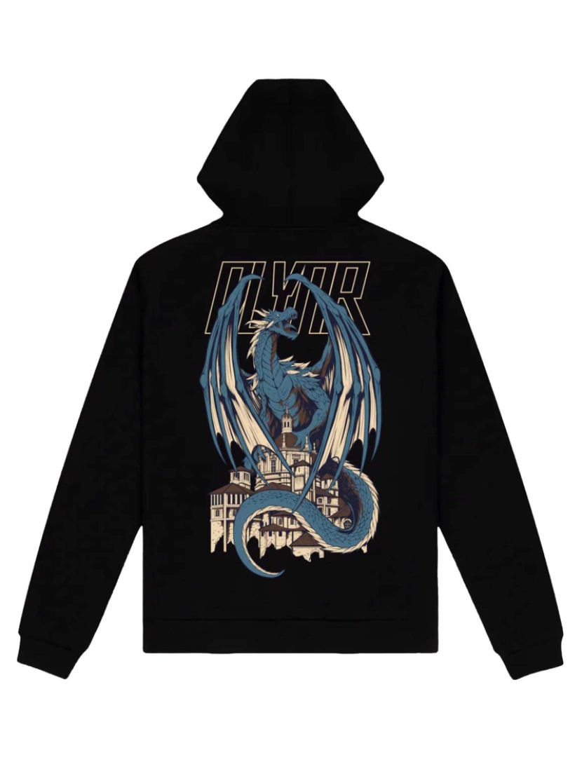 imagem de Hoodie Dolly Noire Dragão Azul2