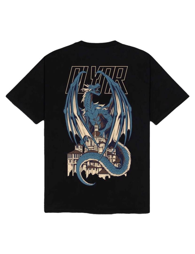 imagem de T-Shirt Dolly Noire Dragão Azul2