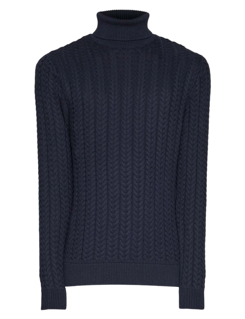 Selected - Selecionado Slhbrai Ls Knit Cable Roll Neck W Sweater