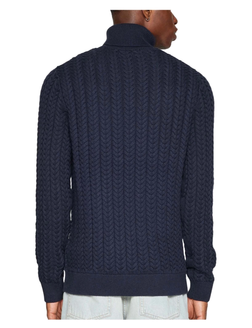 imagem de Selecionado Slhbrai Ls Knit Cable Roll Neck W Sweater4