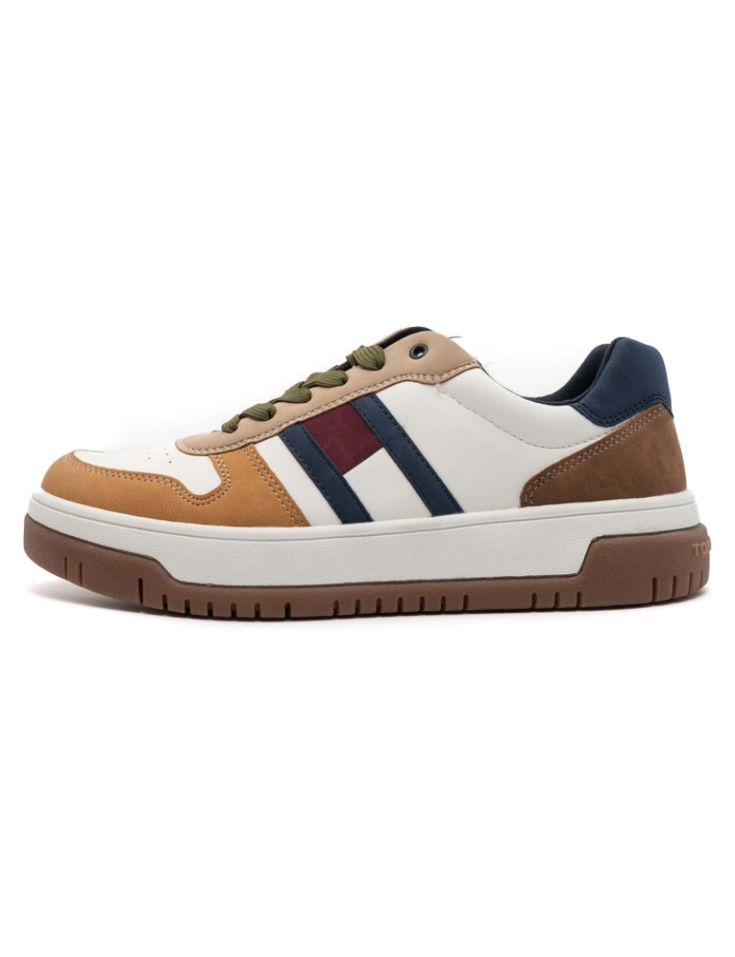 Tommy Hilfiger - Tommy Hilfiger Flag Tênis De Corte Baixo Branco/Multicolor