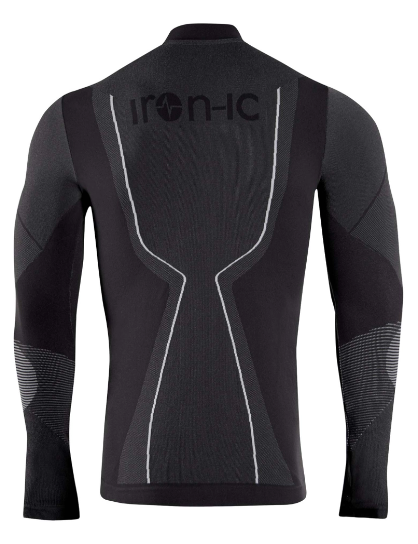 imagem de Iron-Ic Performance Warm 1.2 Thermal Jersey Preto2